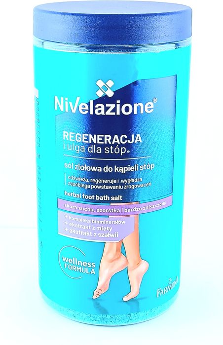 Nivelazione sól do kąpieli stóp NOWA 600 g