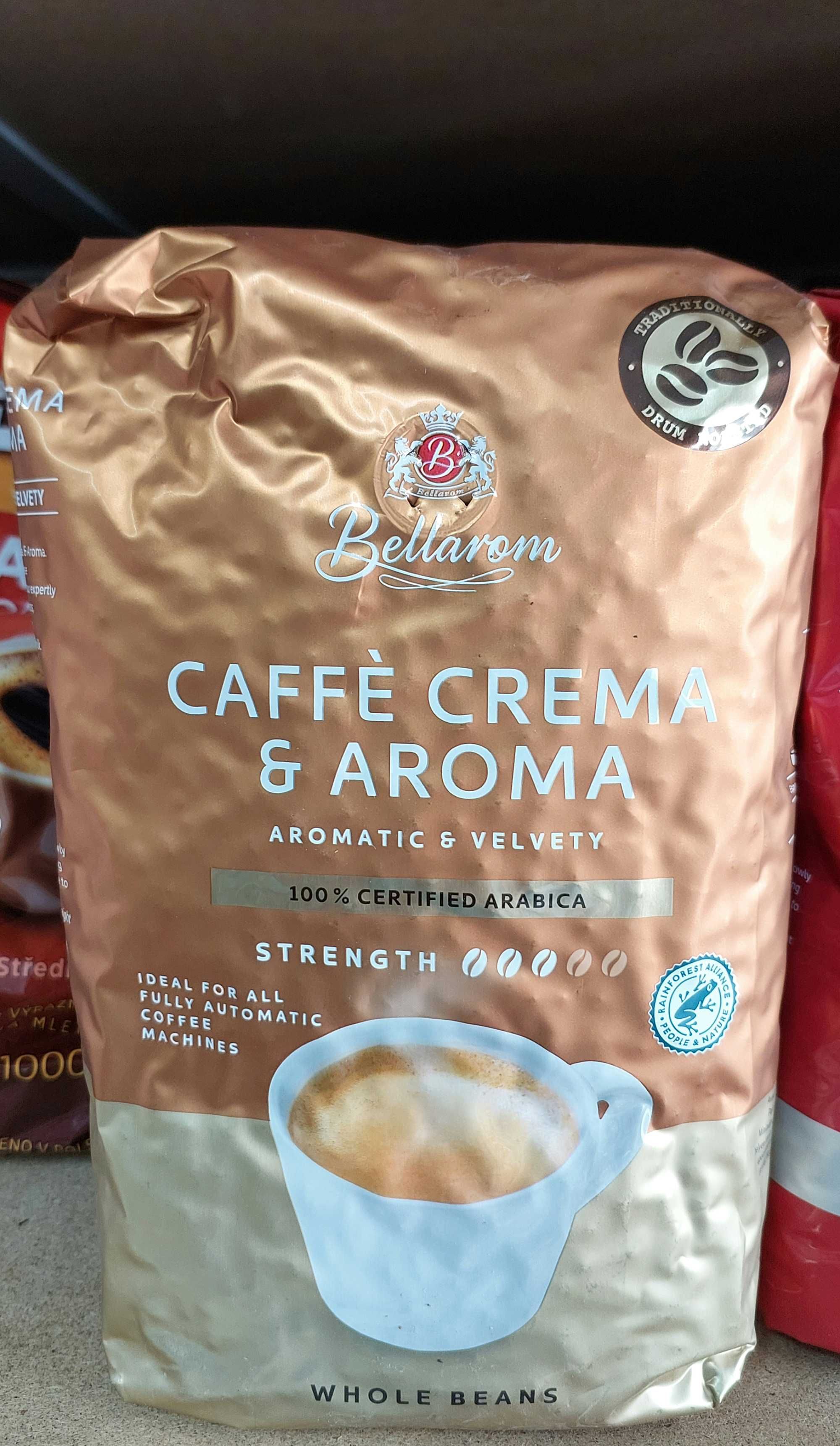 Кава в зернах Bellarom 1кг. Gold, Crema, Espresso (в зёрнах Беларом)
