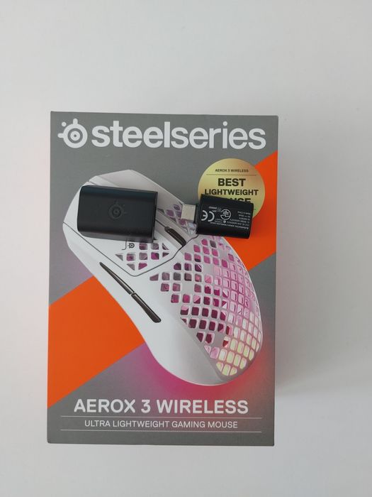 Myszka gamingowa aerox 3 white bezprzewodowa
