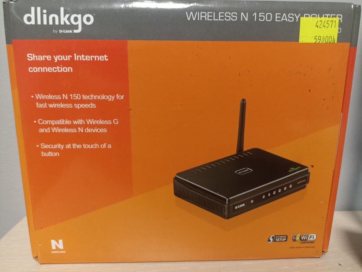 D-link Wireless Go-Rt N150 Easy Router ruter WiFi