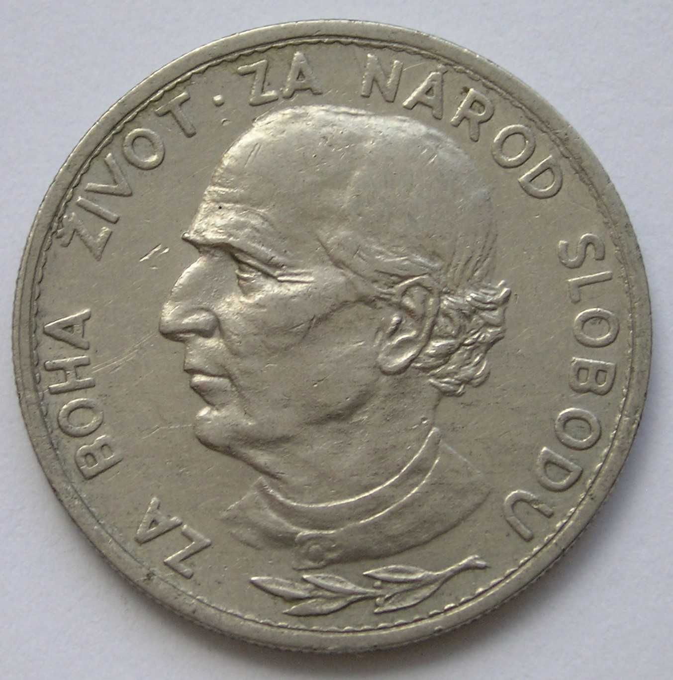 Słowacja 5 koron 1939 - Hlinka