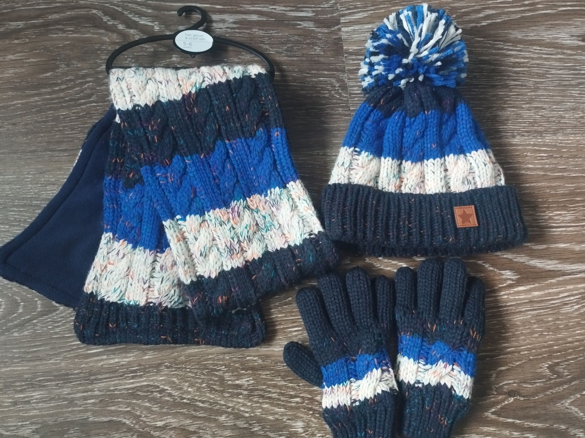 Комплект фірмовий Next шапка, рукавички і шарф