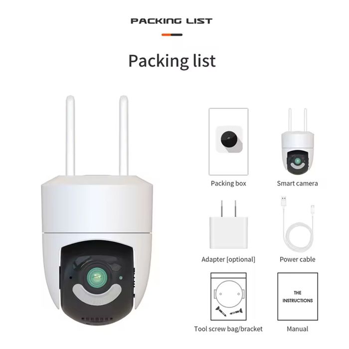 Onvif уличная поворотная камера с цветным ночным видением! 4МП! IP66!