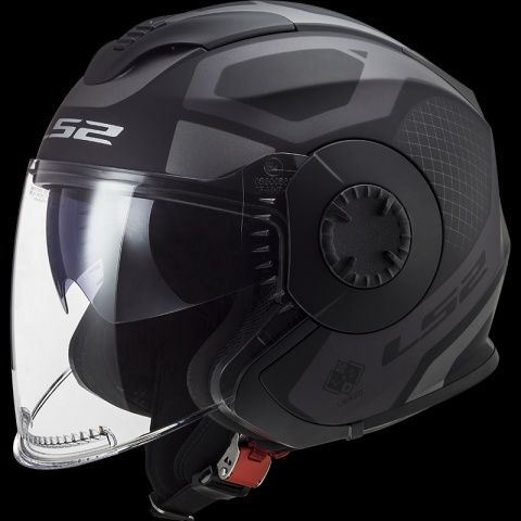 Capacete ls2 of570 verso jet aberto