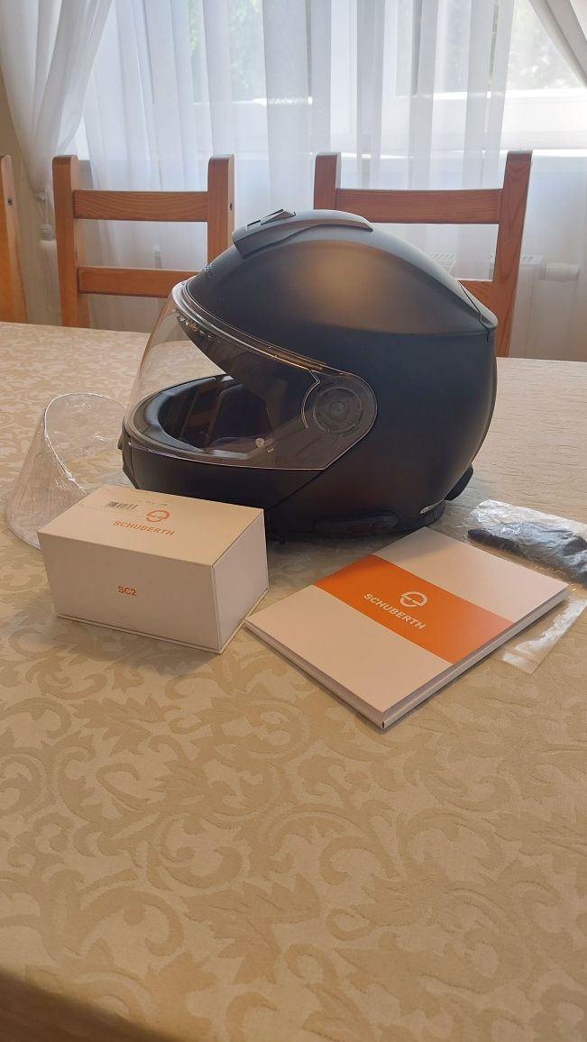 Kask Schuberth C5 M Matt Black + intrkom SC2 +  Pinlock C5.