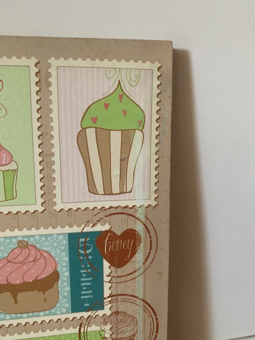 Quadro cupcakes criança