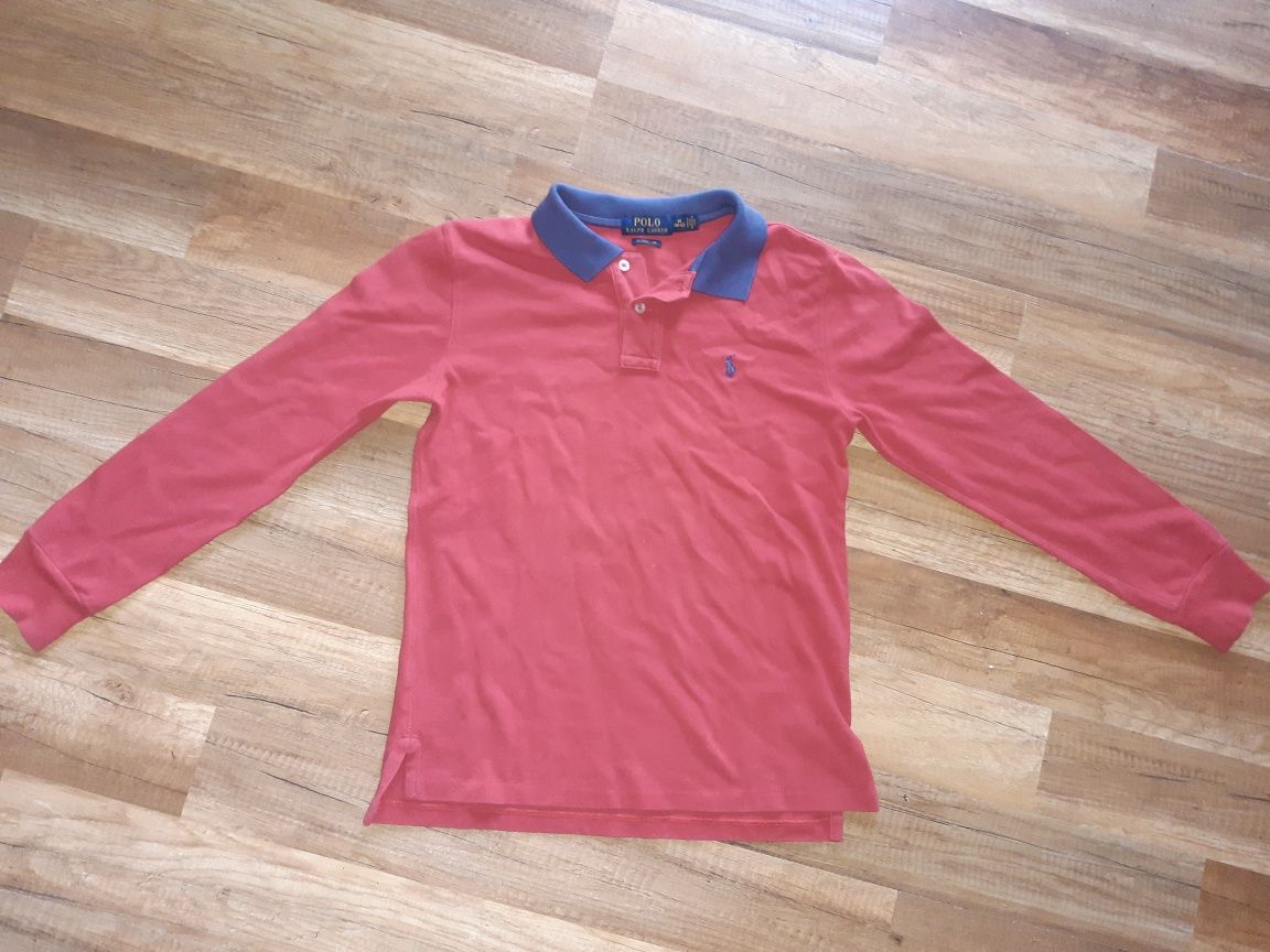 Polo Ralph Lauren koszulka polo M Long sleeve 12 czerwona 152