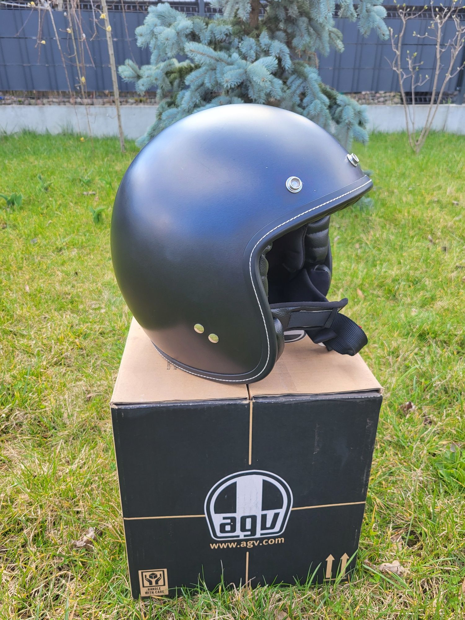 Kask jet AGV RP60 rozmiar L chopper cafe racer