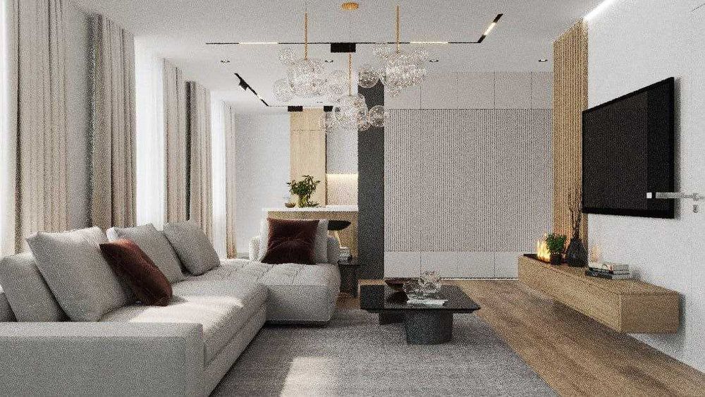 Современный дизайн квартиры. Проект, визуализация. Послуги дизайнера