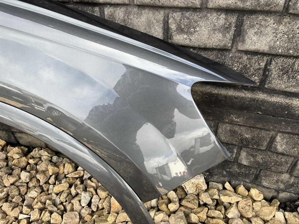 Blotnik przedni prawy aluminium LZ7S ORYGINAL AUDI Q7 SQ7 4M 4M0 15-25
