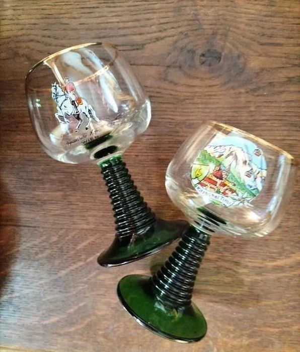 Vintage remery kieliszki francuskie
