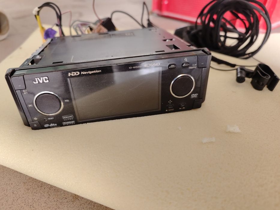 Radio samochodowe JVC KD-NX5000 EXAD Bluetooth dysk 40GB kamera DVD CD
