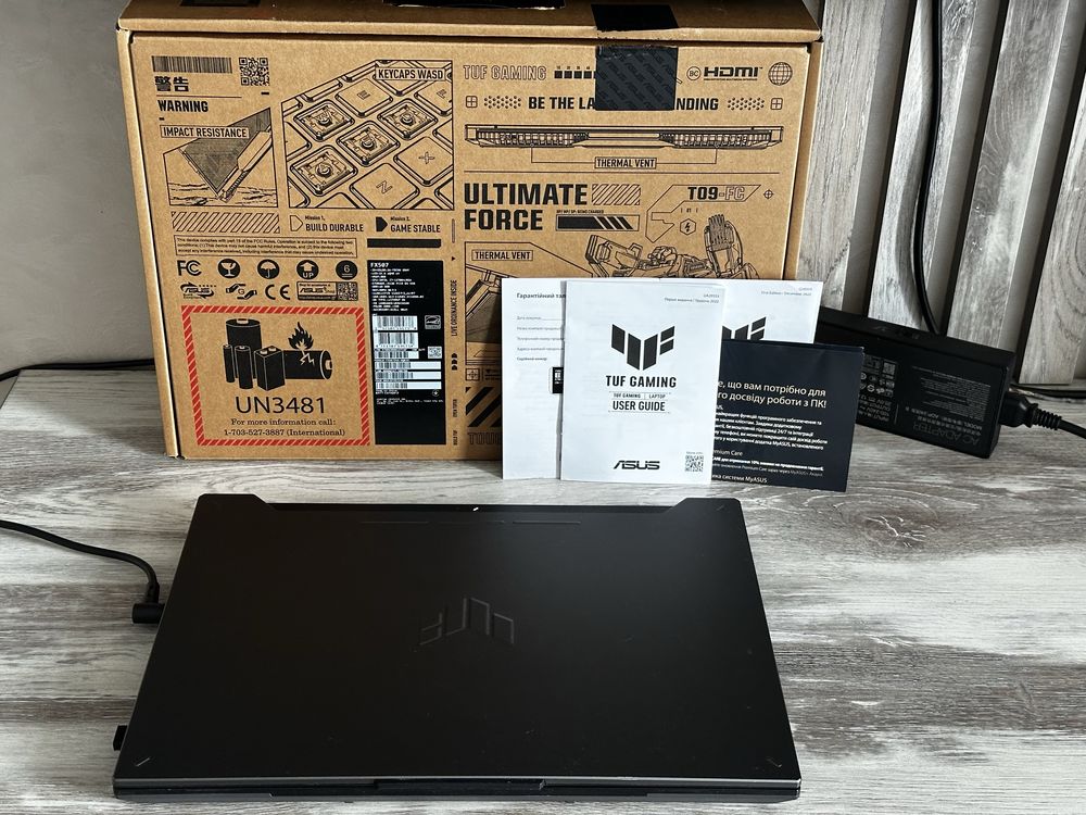 Asus Tuf Gaming F15/ i7 12700/2K WQHD 165hz/Rtx 4060/ssd 512/16gb