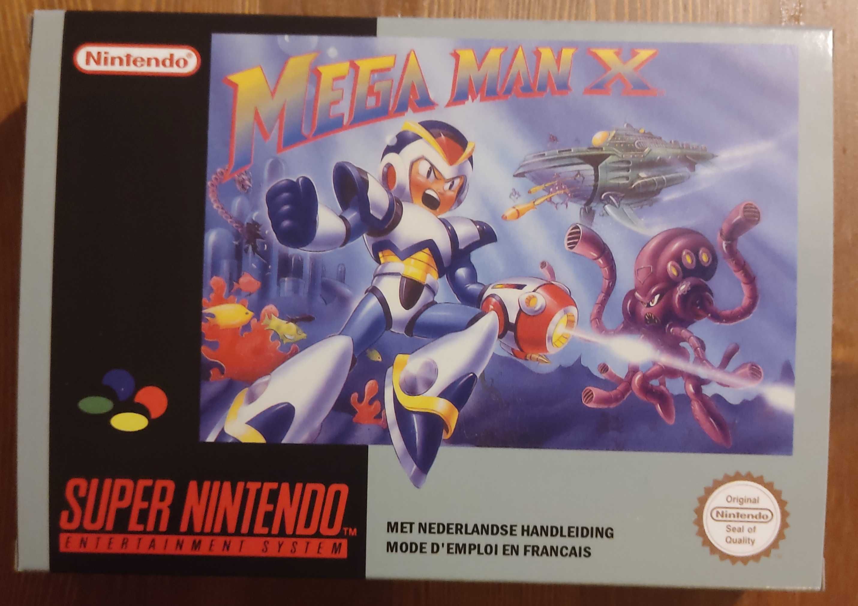 SNES MEGA MAN X com caixa novo