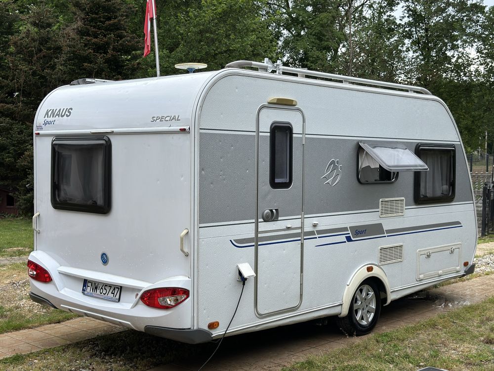 Knaus Sport 420QD r. 2012 przyczepa kempingowa