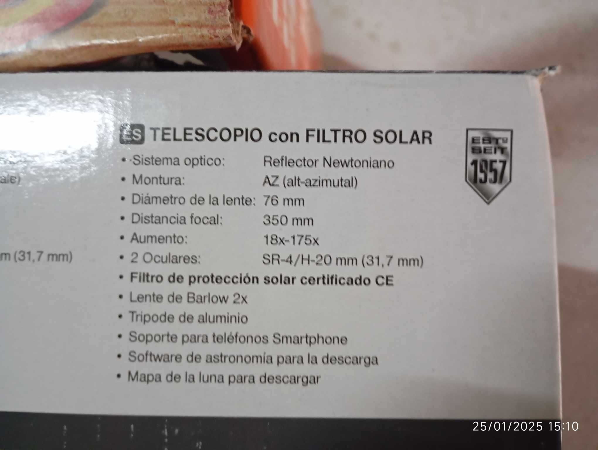 Telescópio Bresser completo