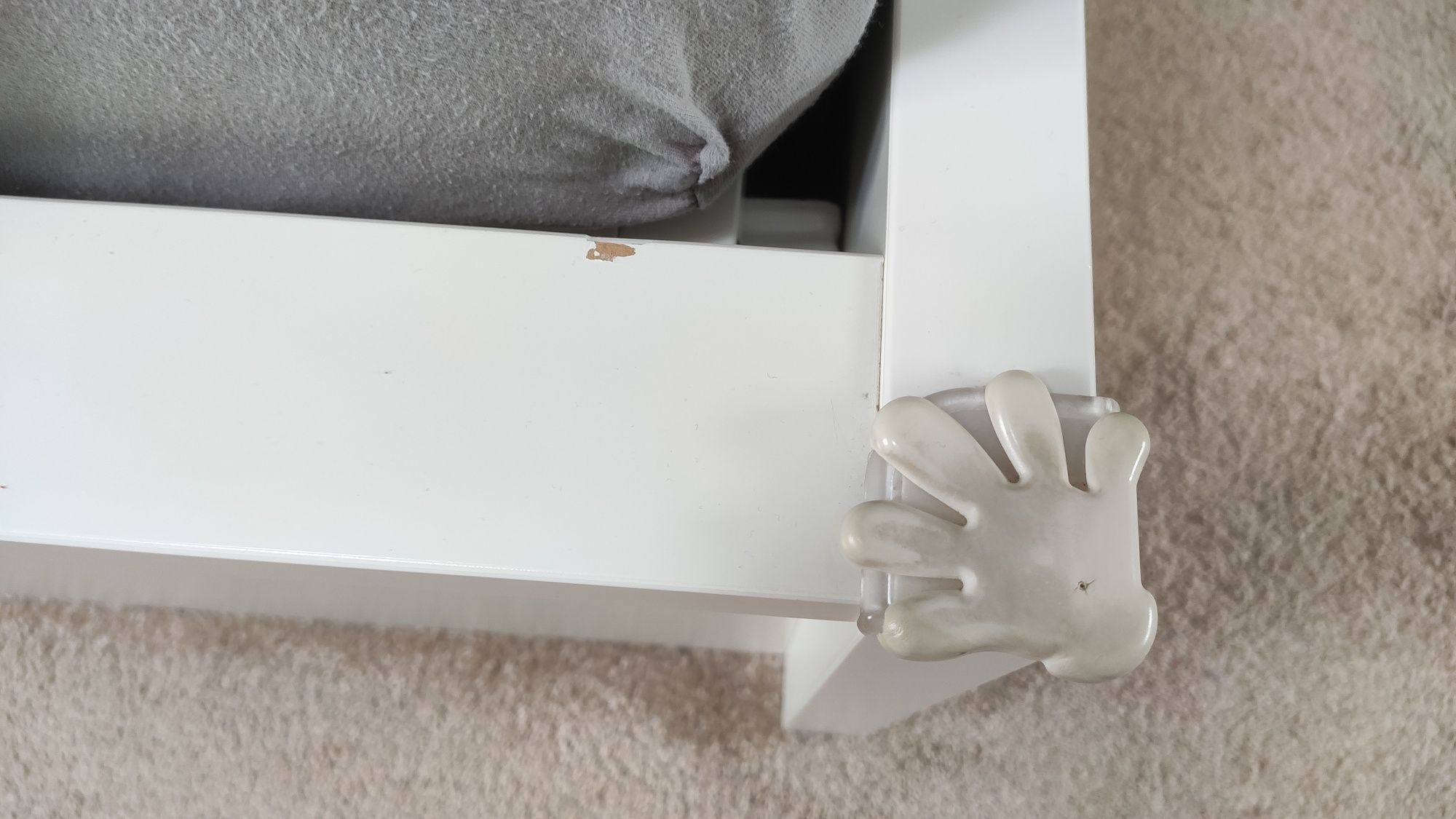 Łóżko Ikea MALM z pojemnikiem, białe, 140x200cm
