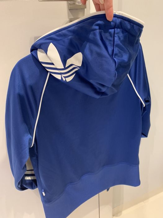 Bluza adidas oldschool niebieska m/L