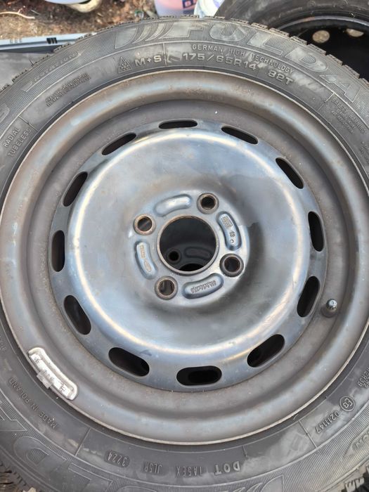 4x koła zima FORD Fiesta MK7 5,5 4x108 et 37.5 175/65 r14 7mm dot2024!