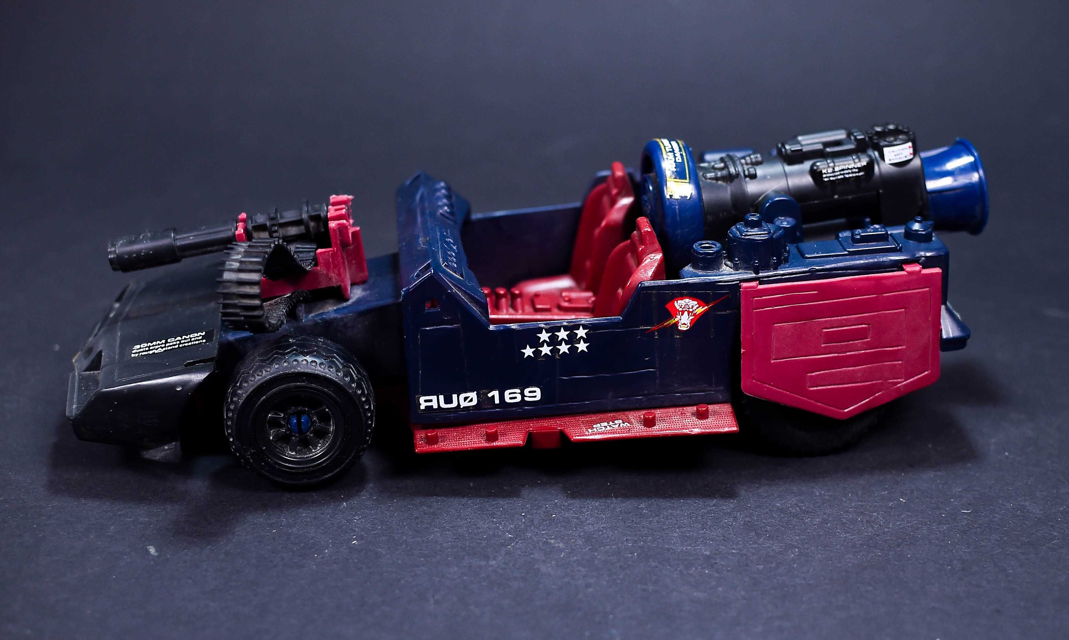 Samochód G.I. Joe GI Joe 1986 Hasbro Pawtucket Canon M Double Turrets