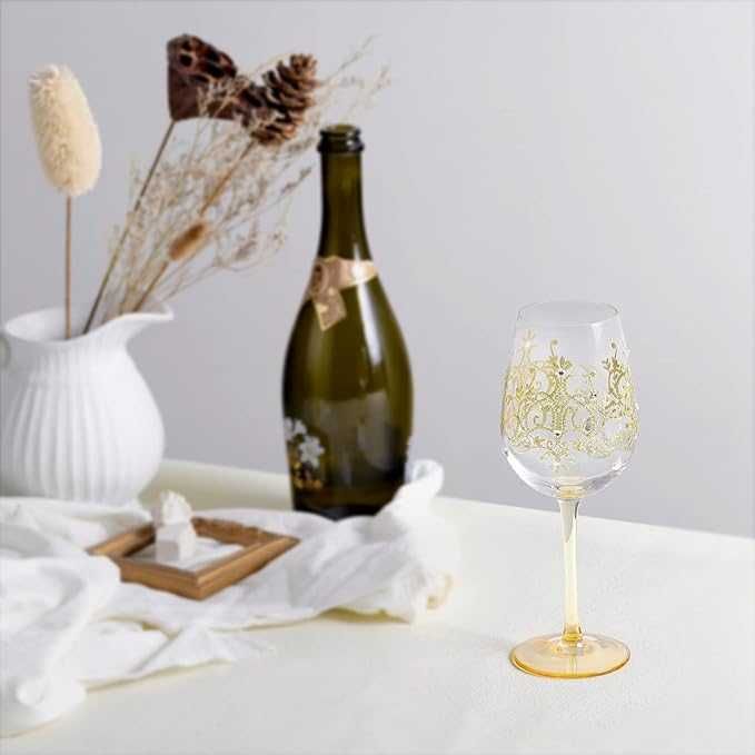 Nymphfable RęCznie Malowany Kieliszek Do Wina