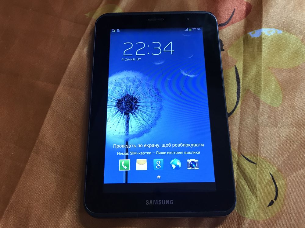 Отличный Samsung Galaxy Tab 2, WiFi, 7 дюймов. Без нюансов.