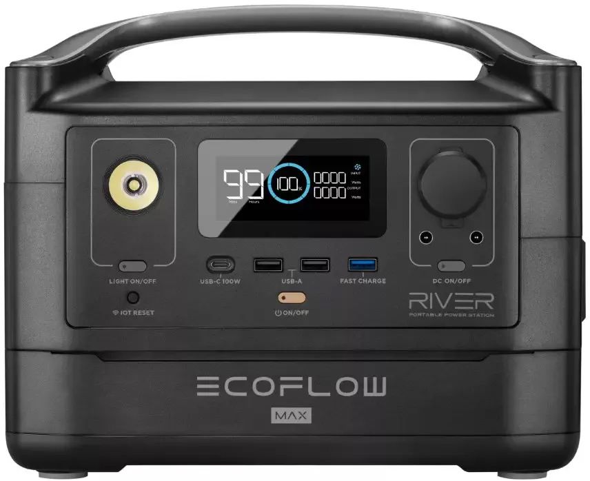 Зарядна станція EcoFlow RIVER Max (576 Вт·год) Сток з вітрини