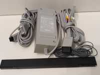 Okablowanie Nintendo Wii czujnik kabel AV zasilacz oryginalny kpl.