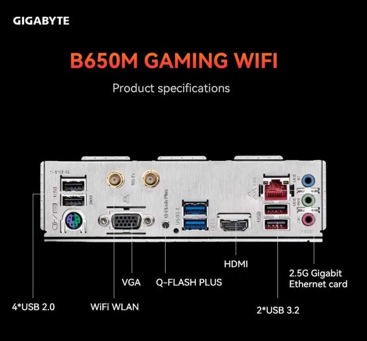 Комплект Ryzen 7500F + B650M WiFi + DeepCool AG400 | Ігровий комп'ютер