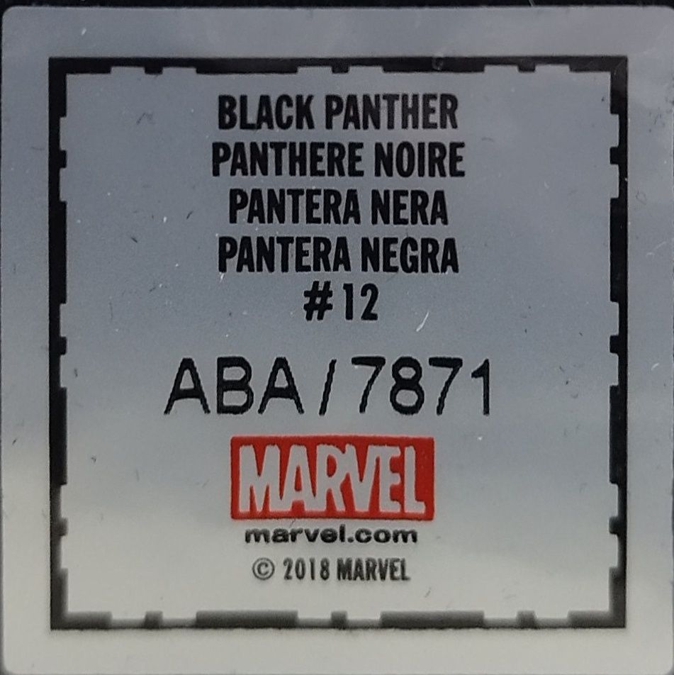 Figurka Marvel klasyczna Black  Panther #12 ok 8 cm figurka