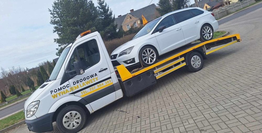Wynajem lawety wypożyczalnia autolaweta pomoc drogowa holowanie