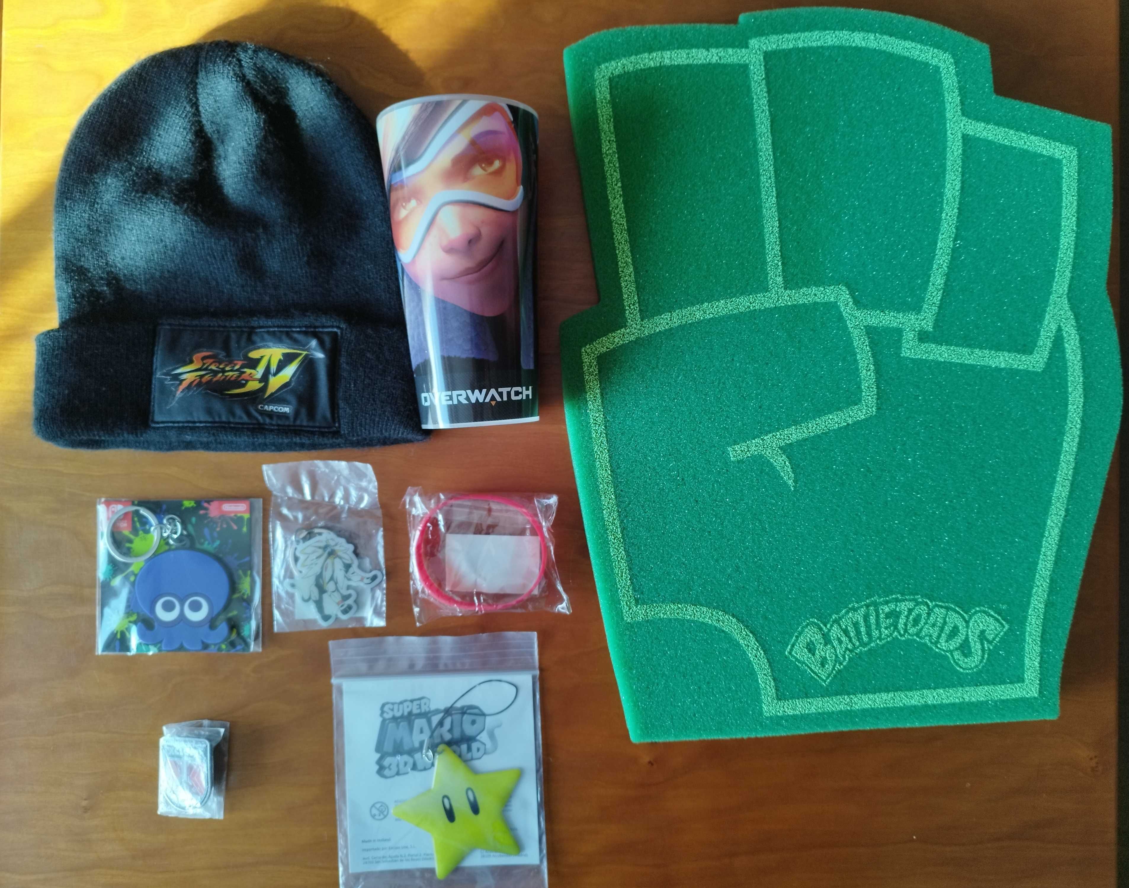 Material Promocional Jogos - Novo (Mario/Pokemon/Battletoads/etc)