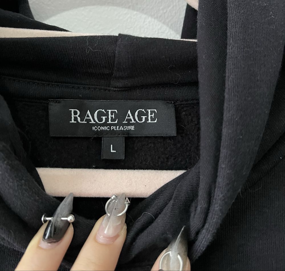 Bluza z kapturem Rage Age czaszka unisex