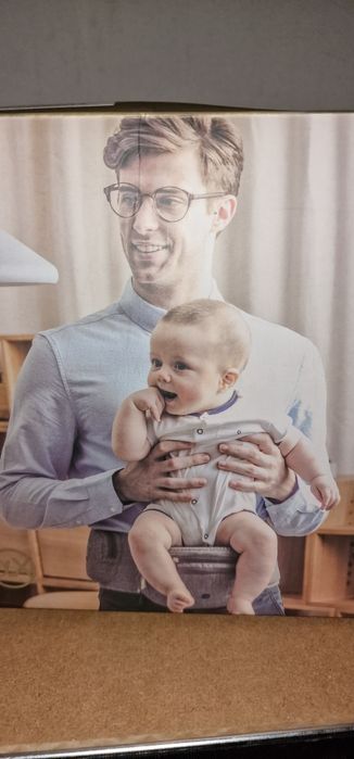 Assento para bebé - bebamour Hipseat 3 em 1 – Cinzento Claro