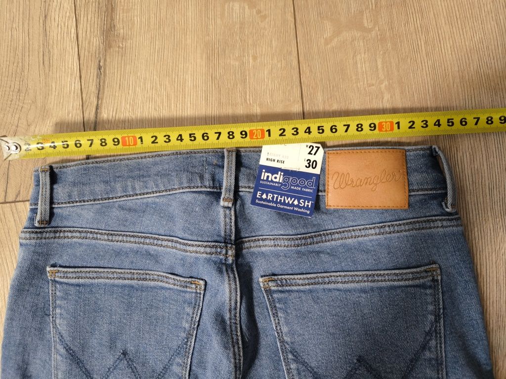 Wrangler jeansy damskie Skinny 630 High Rose W27L30 NOWE!