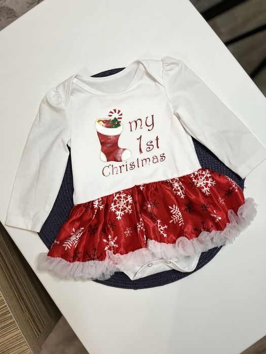 Новорічний боді для дівчинки