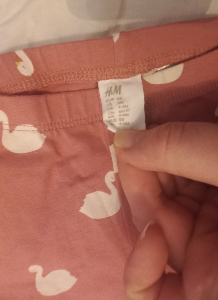 Zestaw h&m 68 body leggi opaska