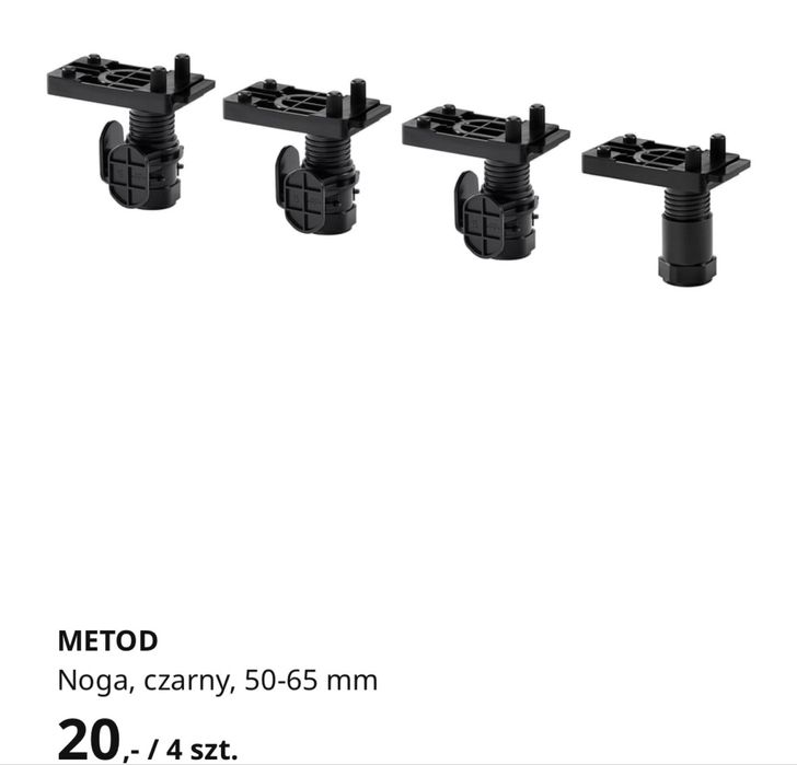Nogi metod ikea nowe