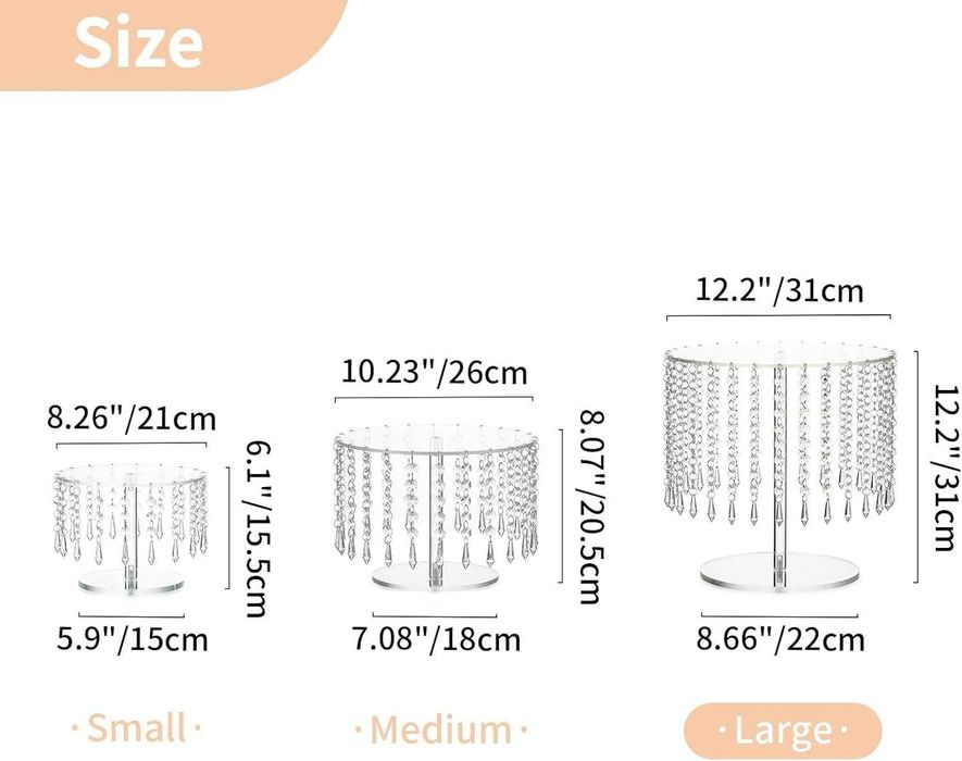 Nowa okrągła patera / podstawa / tacka /stojak / taca 31cm !3678!