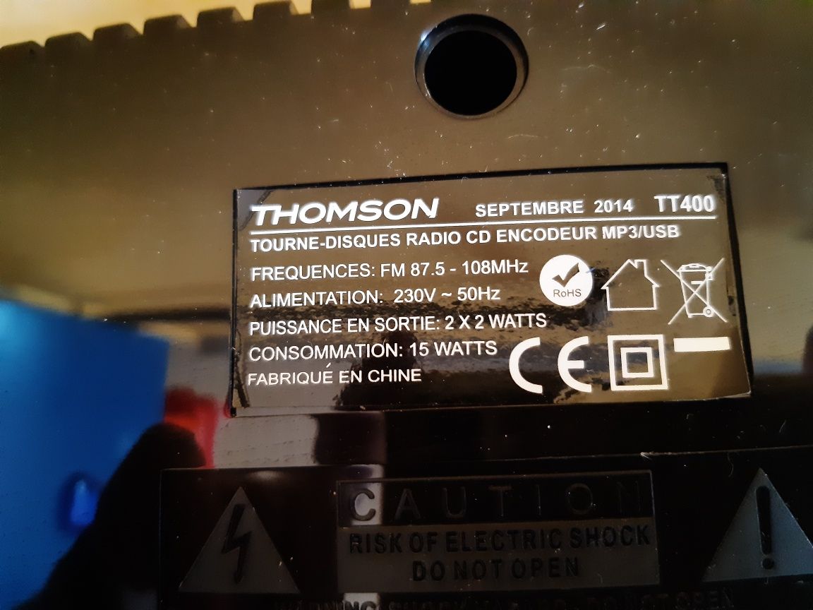 tocadiscos Ellipse TT400 de Thomson