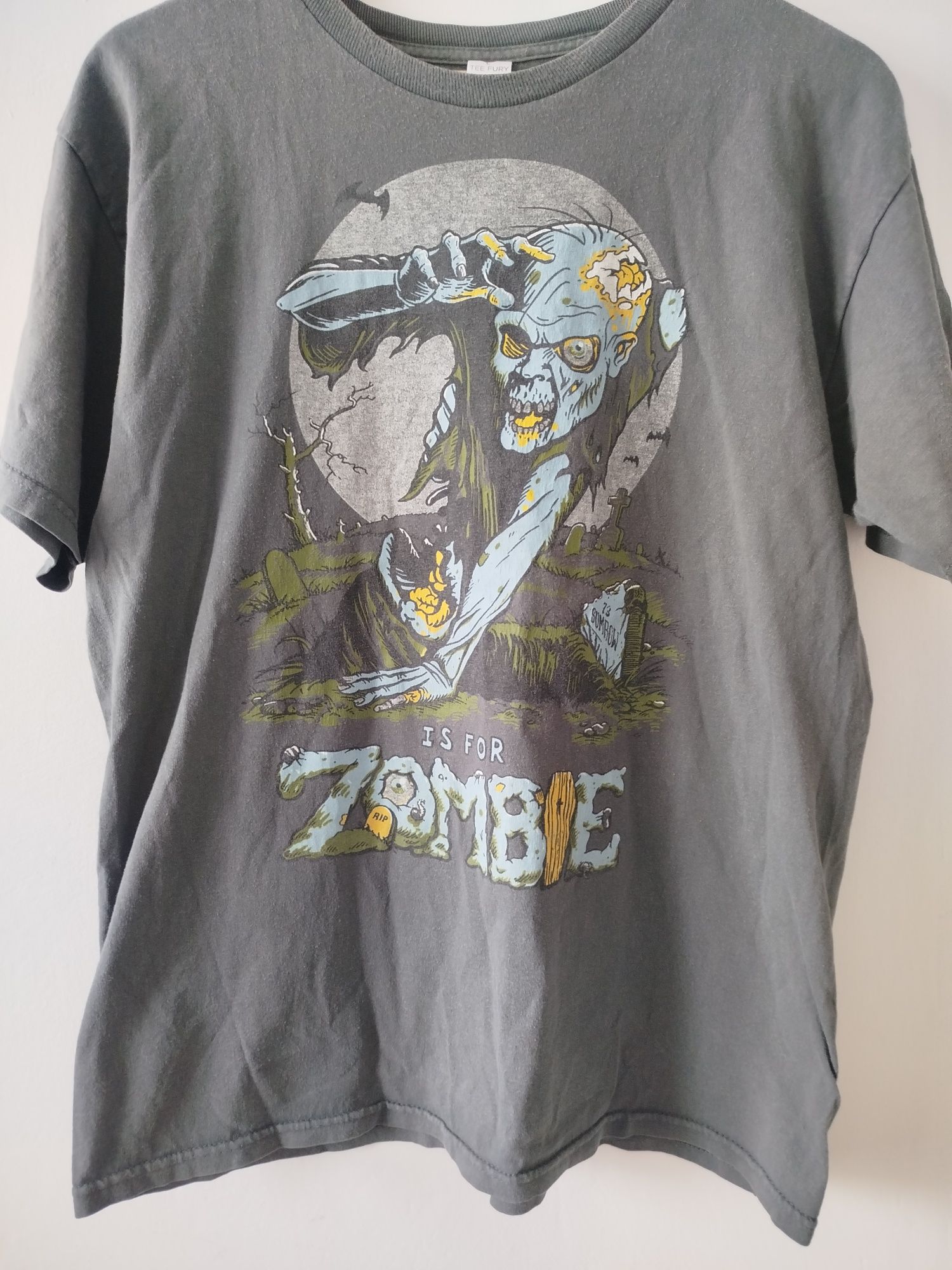 Koszulka Zombie horror Tee Fury rozmiar M 100% bawełna