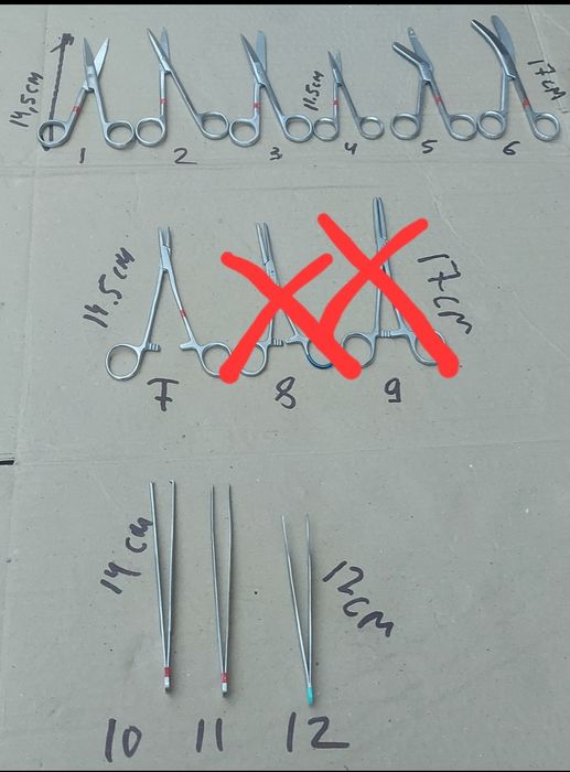 Ножницы  медицинские хирургические ножниці никелированые нержавейка