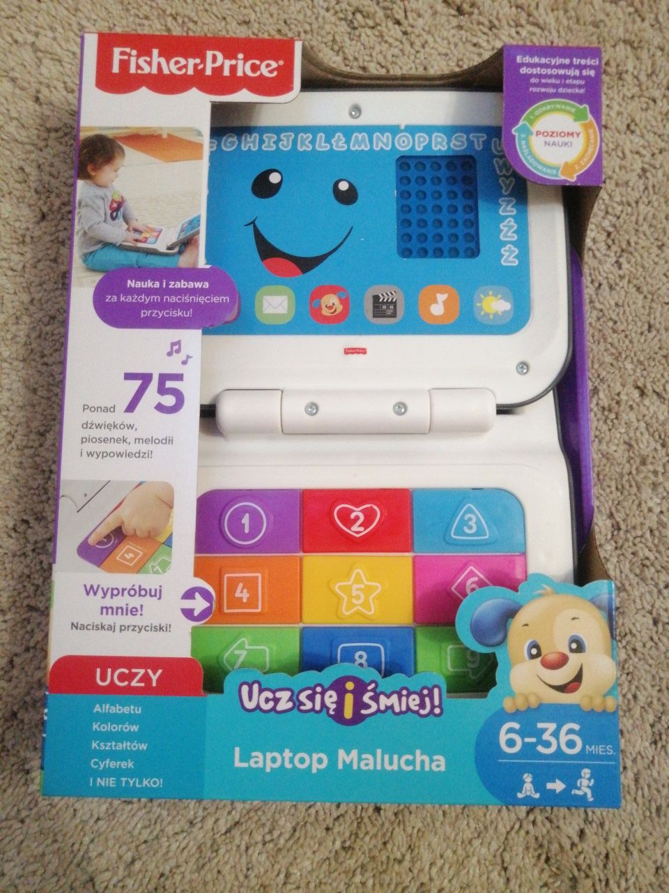 Laptop malucha Fisher Price od 6 - 36 mies