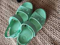 Crocs j2, кроксы 33-34 р бирюза+ подарок