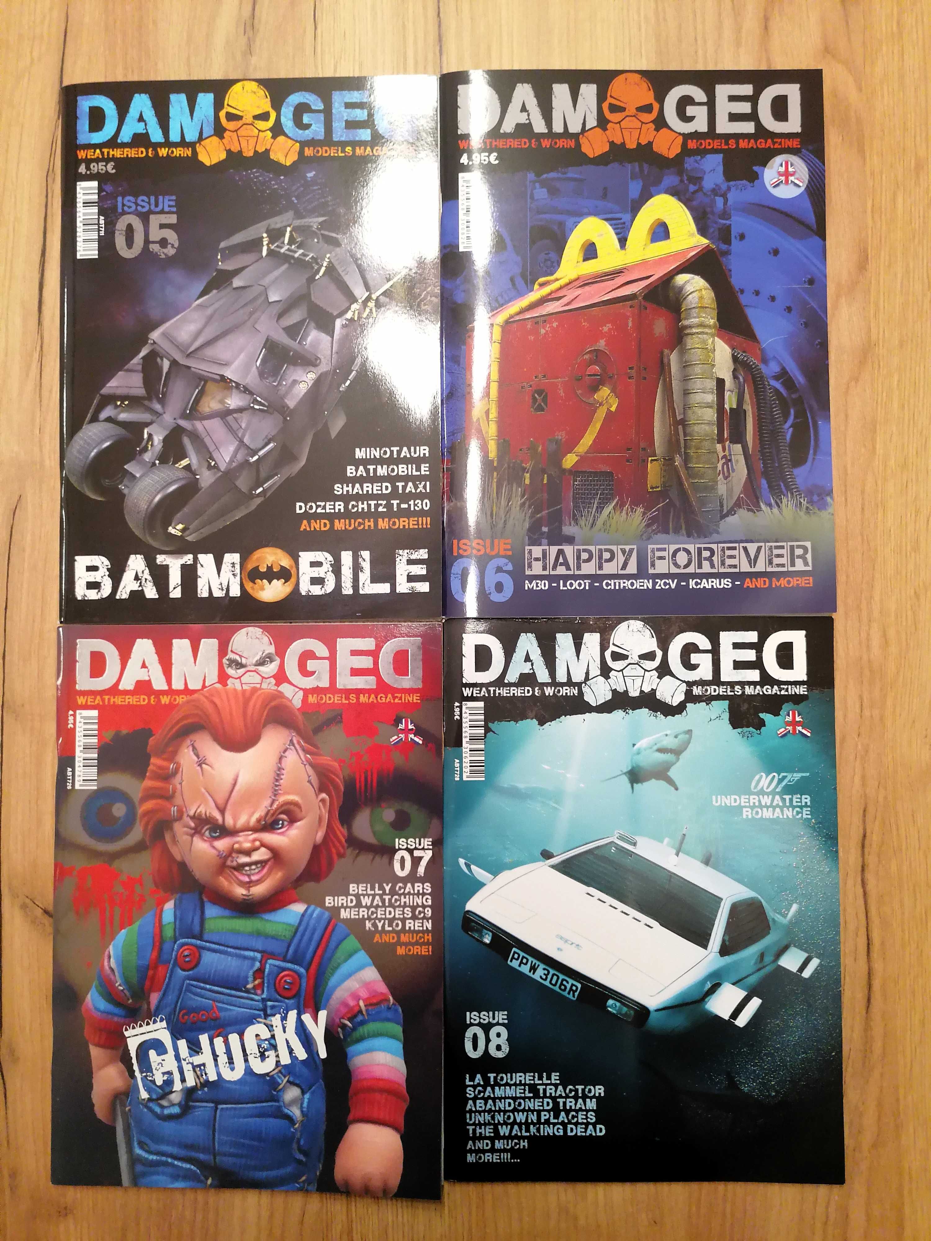 Revistas DAMAGED Novas - Do Nº1 ao Nº12
