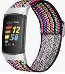Materiałowy pasek kompatybilny z Fitbit Charge 6 Blueshaweu