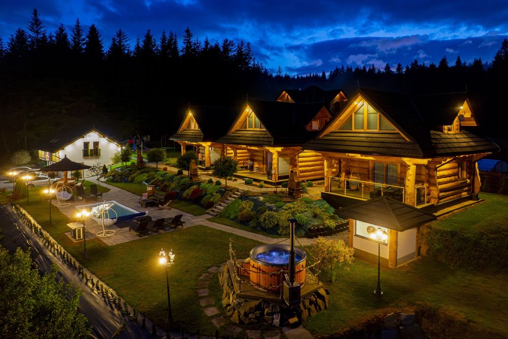 DOMKI w Rabce -  Sauna, Balia/Jacuzzi - Zdrojowy GOŚCINIEC - noclegi