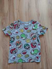 T-shirt koszulka bawełniana h&m 122 128 Super Mario
