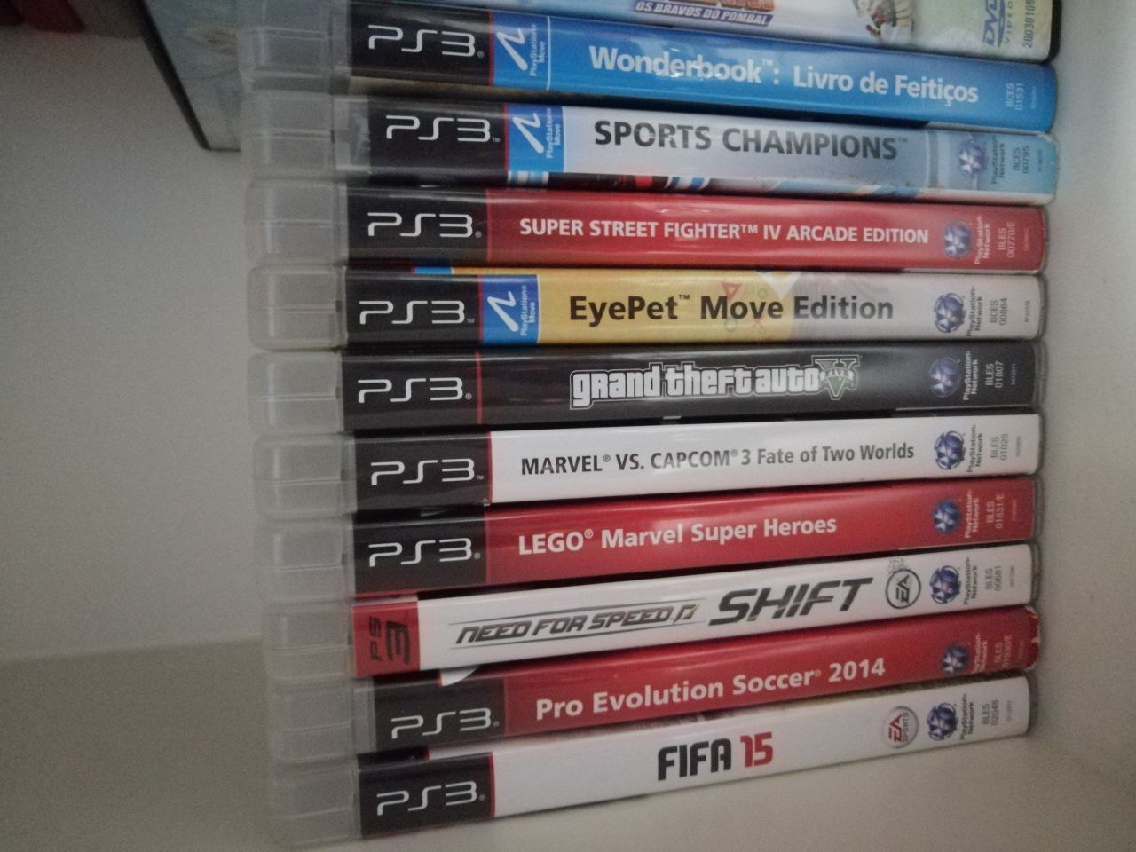 PS3 SLIM 500gb +volante e pedais+câmera+2comandos+1move+10 jogos