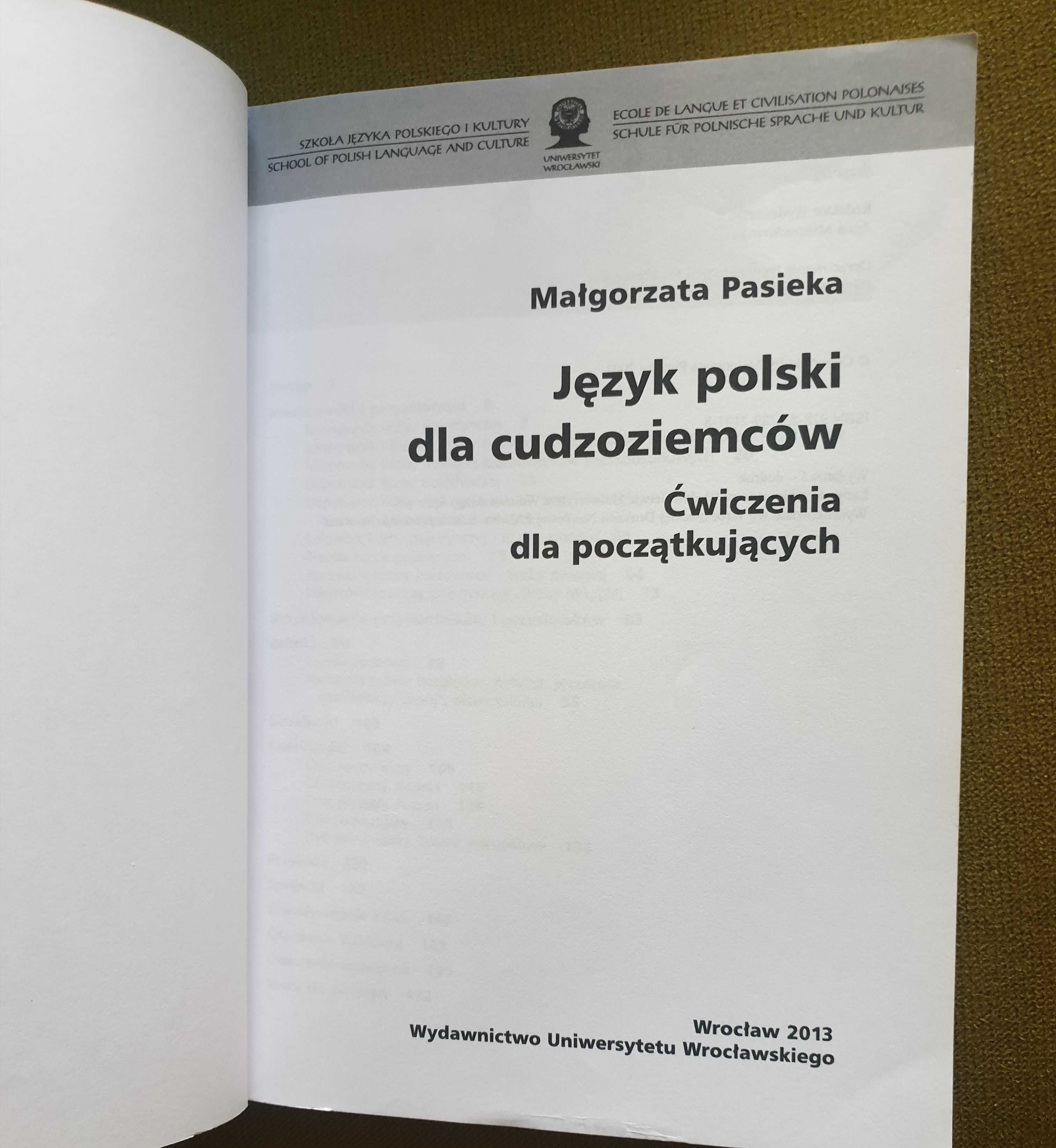 Język polski dla cudzoziemców, Małgorzata Pasieka, stan idealny